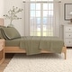 preview thumbnail 15 of 28, Linery & Co. Cotton Blend Double-Brushed Heathered Flannel Bed Sheet Set