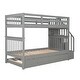 preview thumbnail 40 of 44, Stairway Twin-Over-Twin Bunk Bed with Trundle