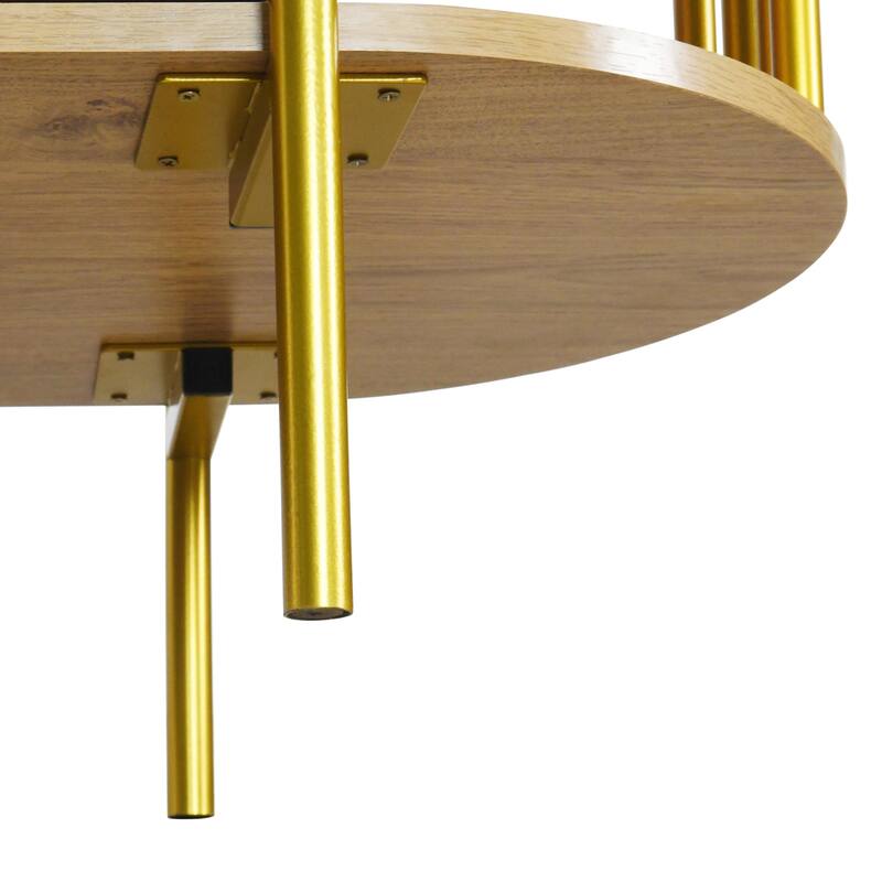Elegant Curved Dining Sideboard Buffet Cabinet with Gold Trim and Woven Rattan Doors for Modern Storage