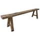 preview thumbnail 1 of 29, Vintage Noodle Bench Weathered Natural (size and finish vary) 20" H x 5.5" L x 60" W