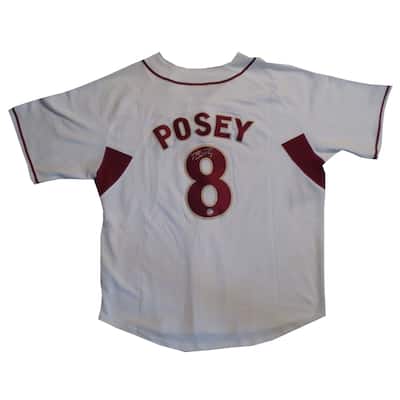 Buster Posey Autographed Florida State Baseball Signed Jersey FSU LOJO SPORTS COA - 8'6" x 11'6"