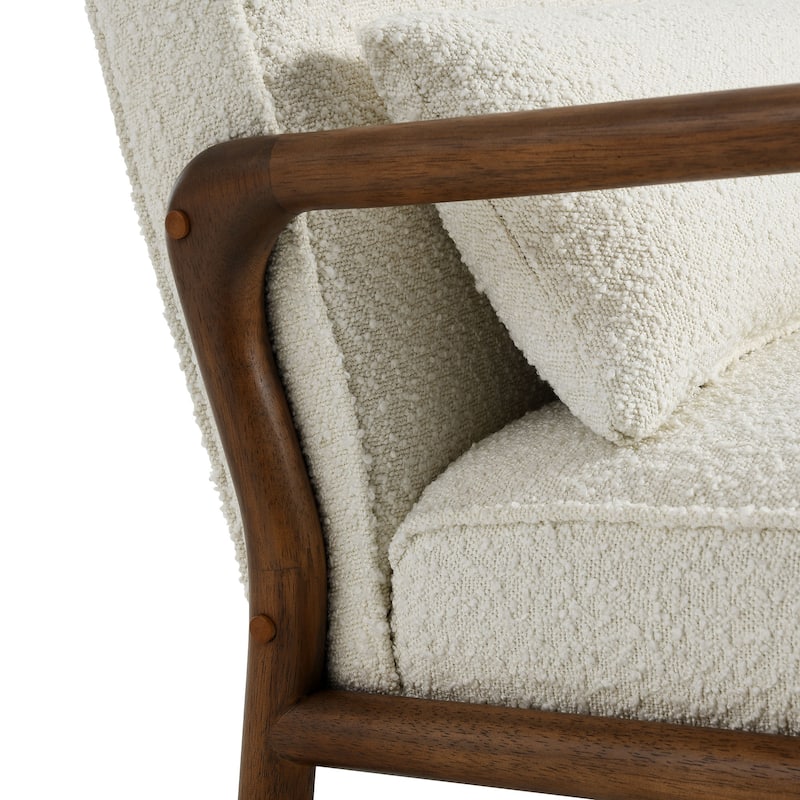 Charlie Boucle Upholstered Armchair