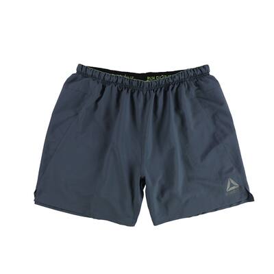 Reebok Womens 3-Tone Athletic Workout Shorts,, Blue, Medium