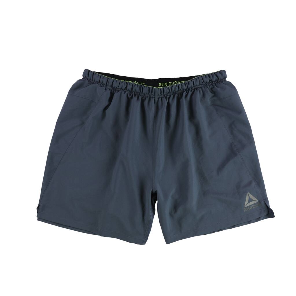 Reebok Womens 3-Tone Athletic Workout Shorts,, Blue, Medium