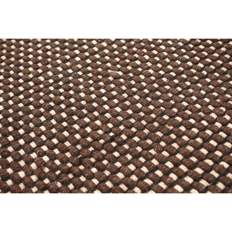 ECARPETGALLERY Hand Loomed Bungalow Wool Dhurrie