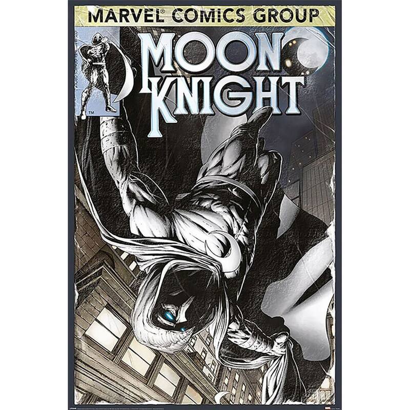 Moon Knight - Comic Book Cover Art Poster - 24 x 36 Inch