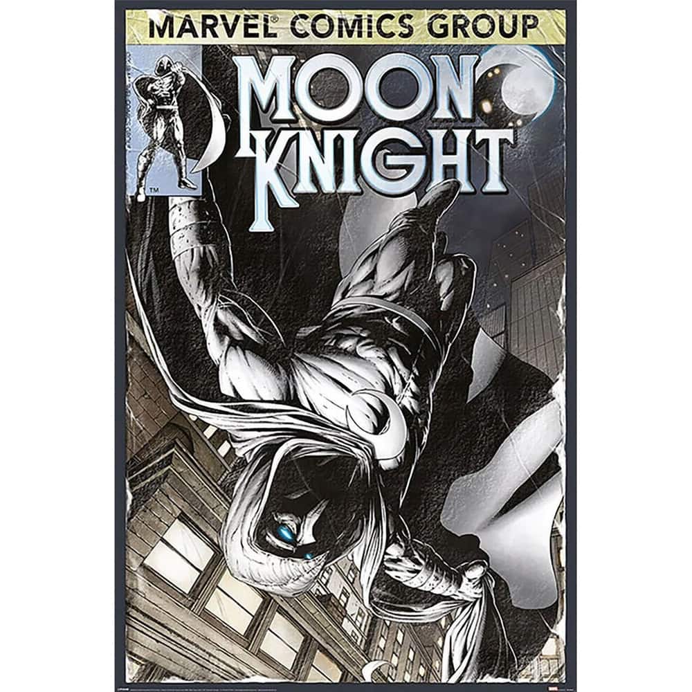 Moon Knight - Comic Book Cover Art Poster - 24 x 36 Inch