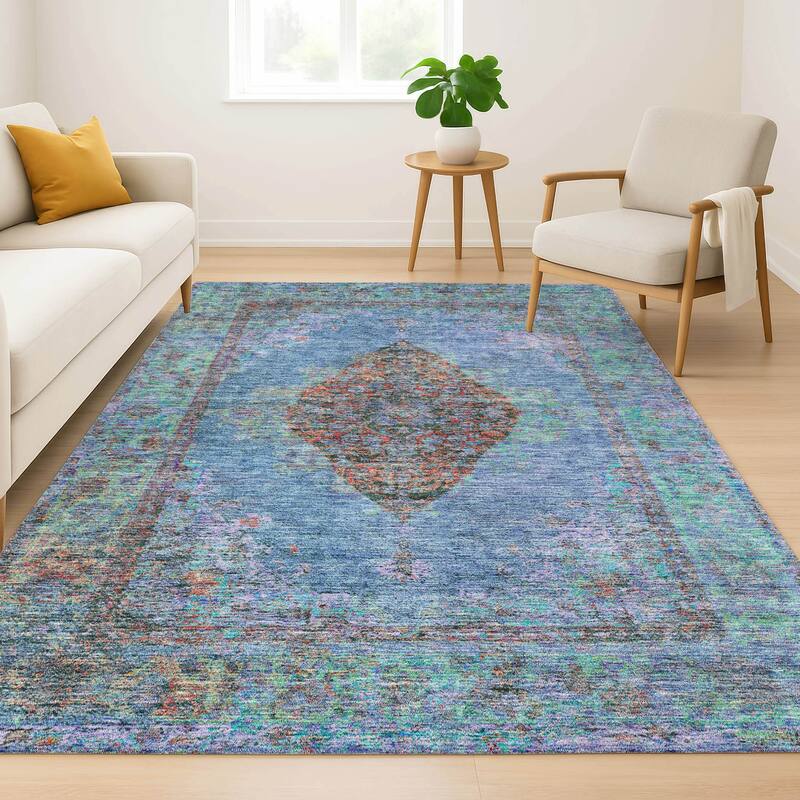 Premium Washable Super Soft Vintage Traditional Mayfield Rug