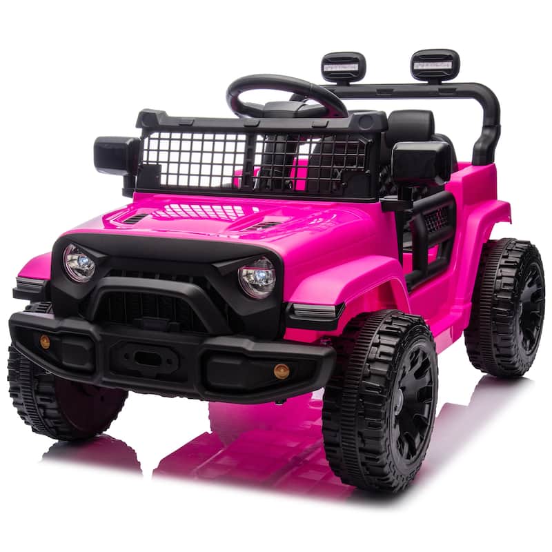 24V Kids Electric Ride-On Car with Remote Control, Ages 3+, 2WD & Bluetooth - Pink