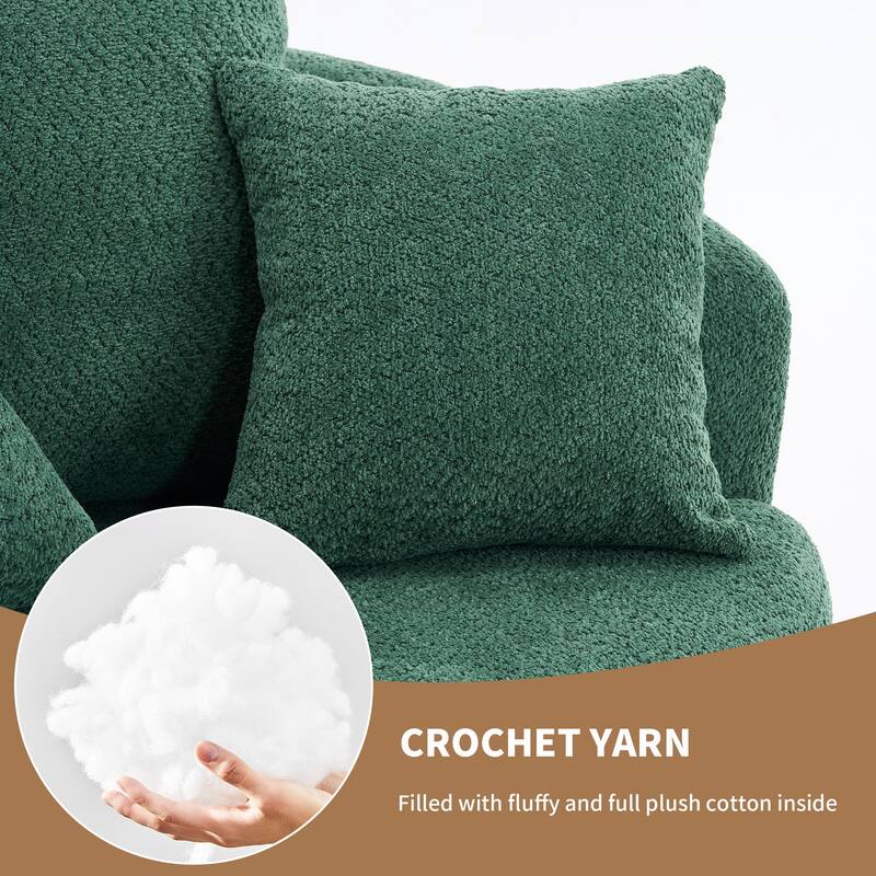 Single Seat Full Sponge Compression Swivel Chair Single Sofa