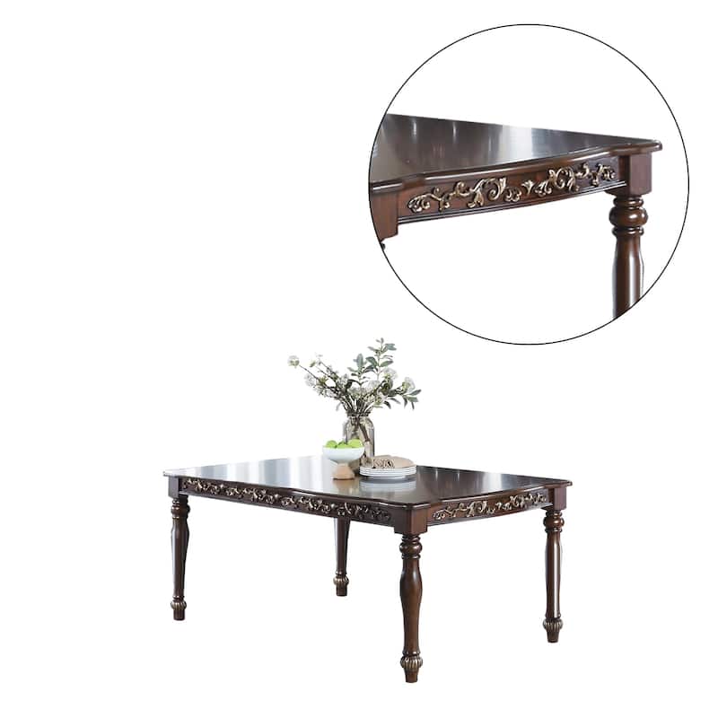 Rectangular Wood Dining Table