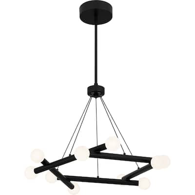 Cyprus Integrated LED Matte Black Chandelier - Matte Black
