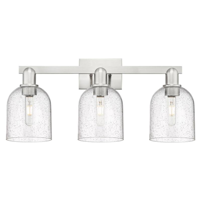 Innovations Lighting Endless Possibilities Arcadia - Bella - 3 Light 25" Bath Vanity Light - Seedy/Brushed Satin Nickel