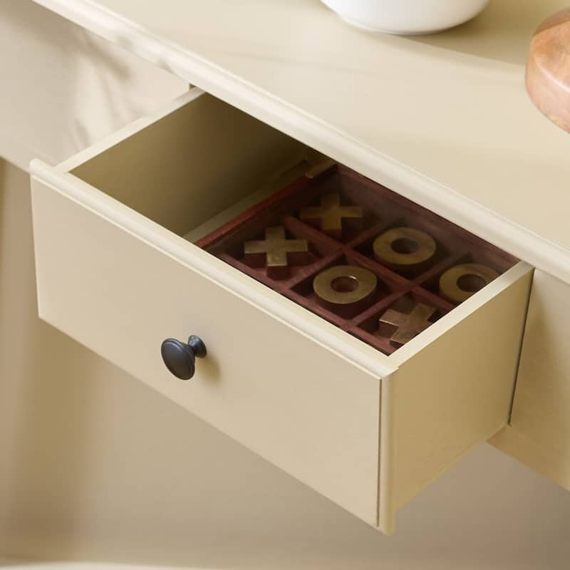 SAFAVIEH Calla Grey Corner Table - 33.9" x 17.3" x 28" - 34"W x 17"D x 28"H