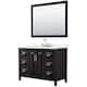 Option Dark Espresso, Chrome Trim, White Quartz Top