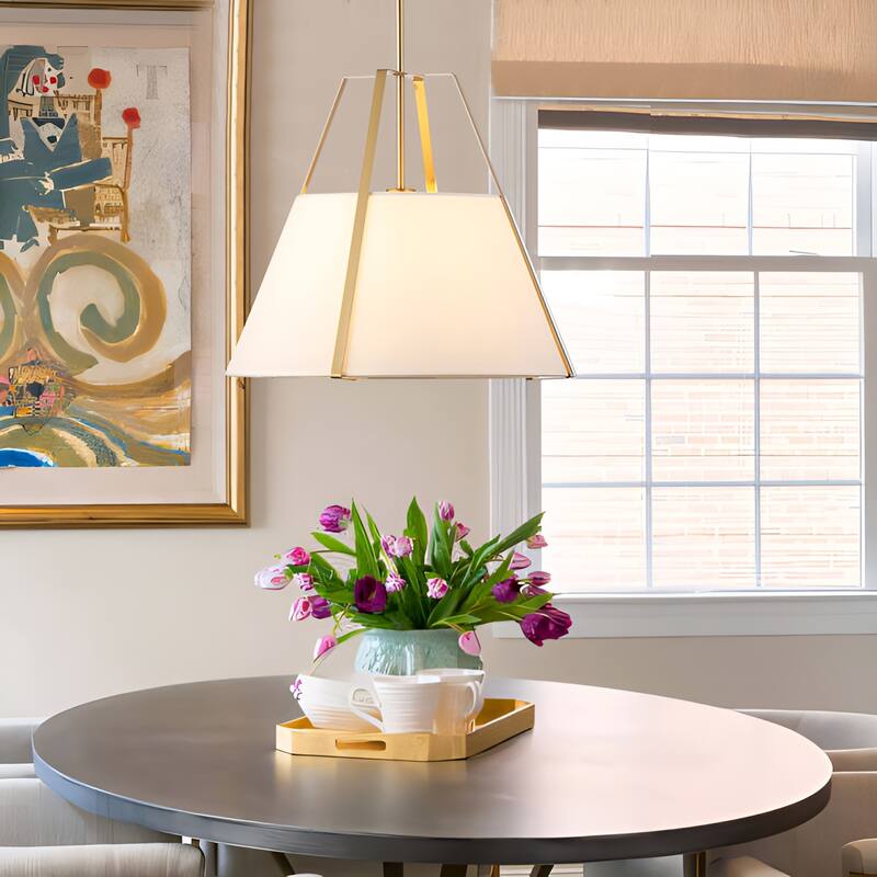 1-Light Single Pendant, Modern & Elegant Design - Gold