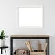 preview thumbnail 15 of 36, Amanti Art Vanity White Narrow Framed Dry Erase Magnetic Board