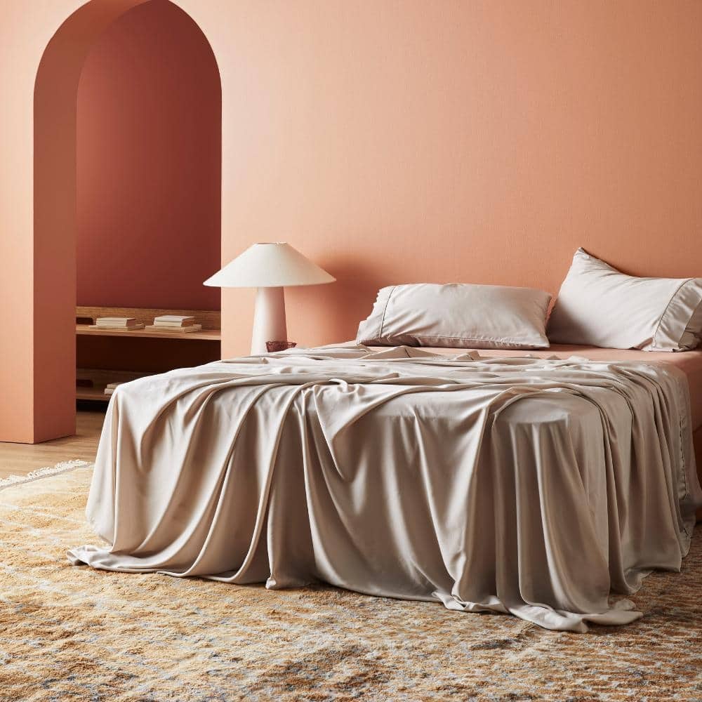 Signature Sateen Sheet Set Almond