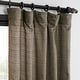preview thumbnail 43 of 70, Exclusive Fabrics Raw Linen Weave Light Filtering Curtains for Bedroom & Living Room Curtains Pair - 2 Panel Drapes