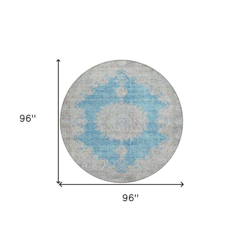 HomeRoots Oriental Traditional Rectangle Outdoor Rug