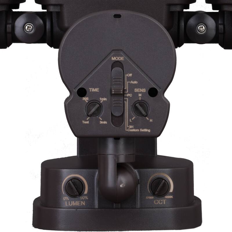 Vaxcel Lighting T0702 Outdoor Security 3 Light 13" Wide Adjustable LED