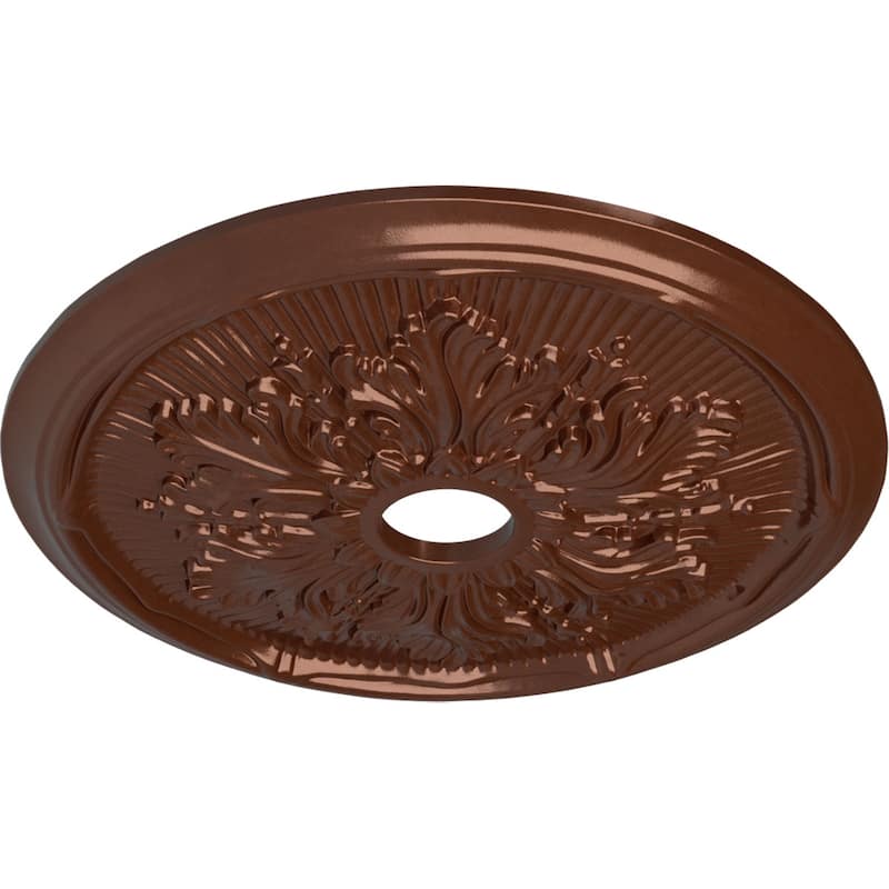 23 3/4"OD x 3 5/8"ID x 1 7/8"P Luton Leaf Ceiling Medallion