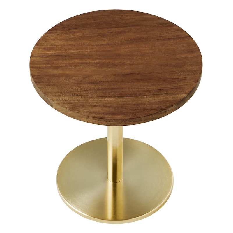Viva Round White Marble Side Table