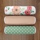 preview thumbnail 4 of 4, Watercolor Floral Collection Absorbent Burp Cloths 3 Pack Set Peach Pink Green and White Boho Shabby Chic Rose Flower Farmhouse