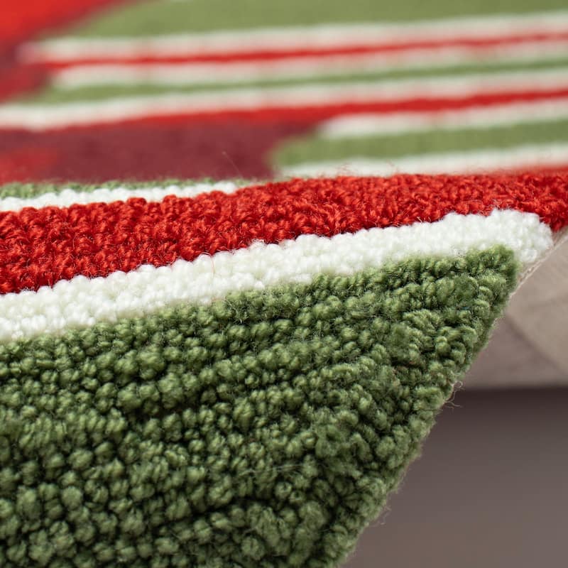 Liora Manne Frontporch Giftbox Indoor/Outdoor Rug Red