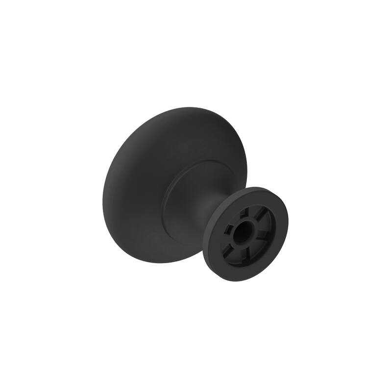 Era 1-1/4 in (32 mm) Diameter Matte Black Hollow Cabinet Knob - 1.25