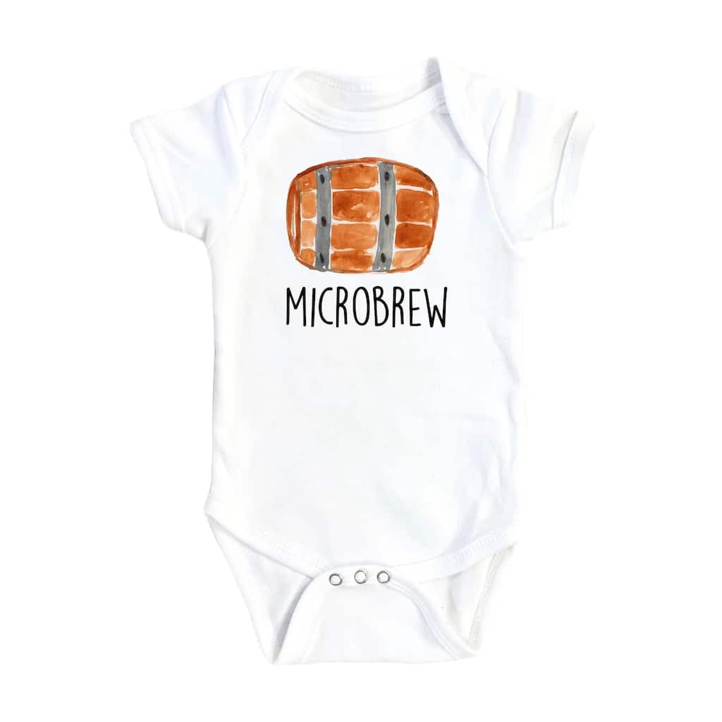 Microbrew Beer - Baby Boy Girl Clothes Infant Bodysuit Funny Cute Newborn