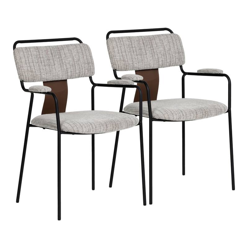 Couva Dining Chair Gray Tweed