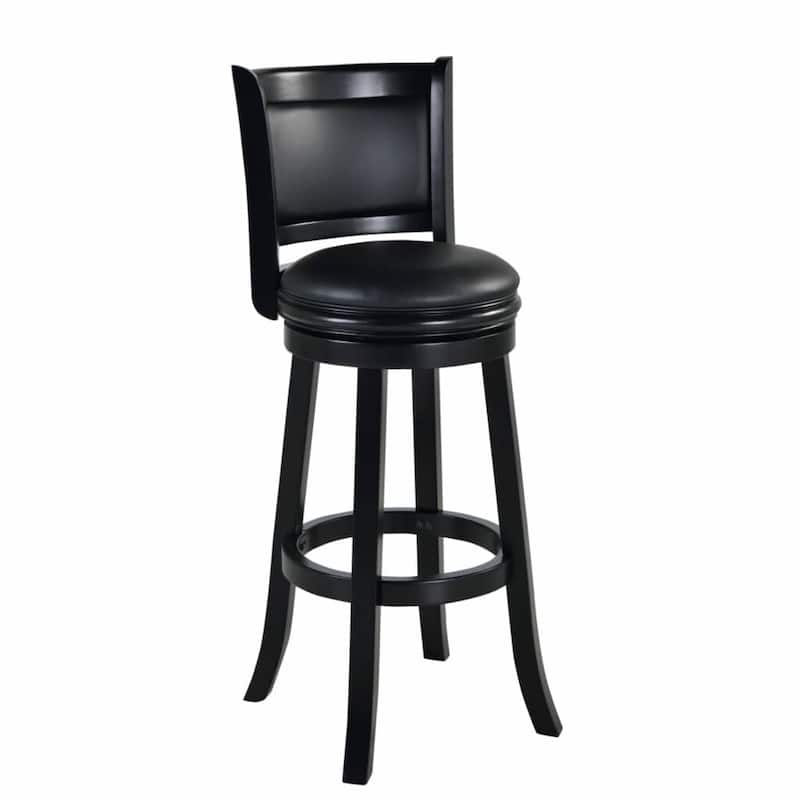 Augusta Wood Indoor Swivel Barstool