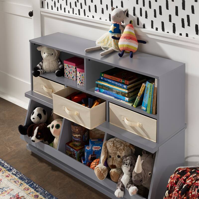 Riley Modular Stacking Storage Bins by iNSPIRE Q Junior