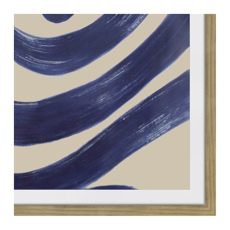 Aurelle Home Modern Ink Brush Stroke Wall Décor