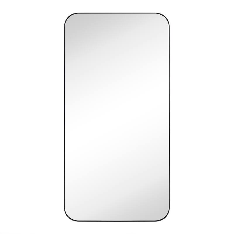 TEHOME Mid-Century Modern Chic Metal Rounded Wall Mirrors