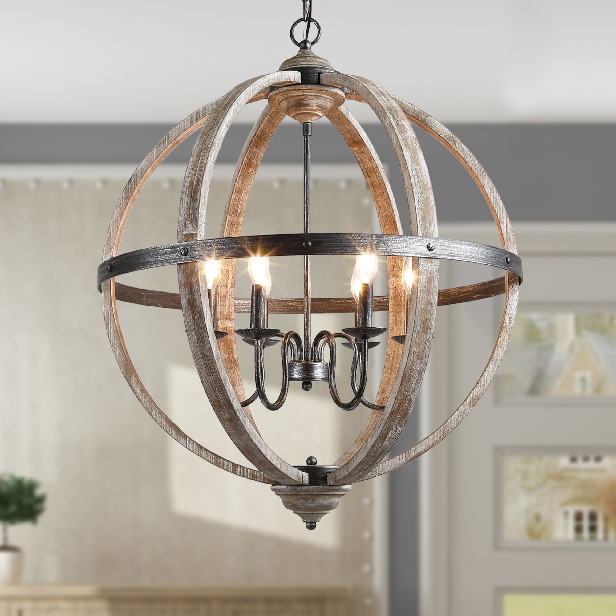 36 inch globe clearance chandelier
