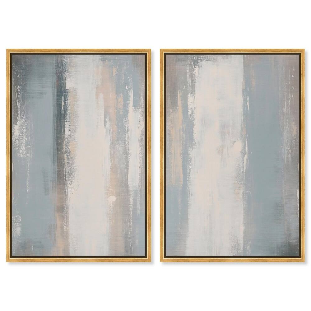 Neutral Ground Canvas Set of 2 by Art Remedy