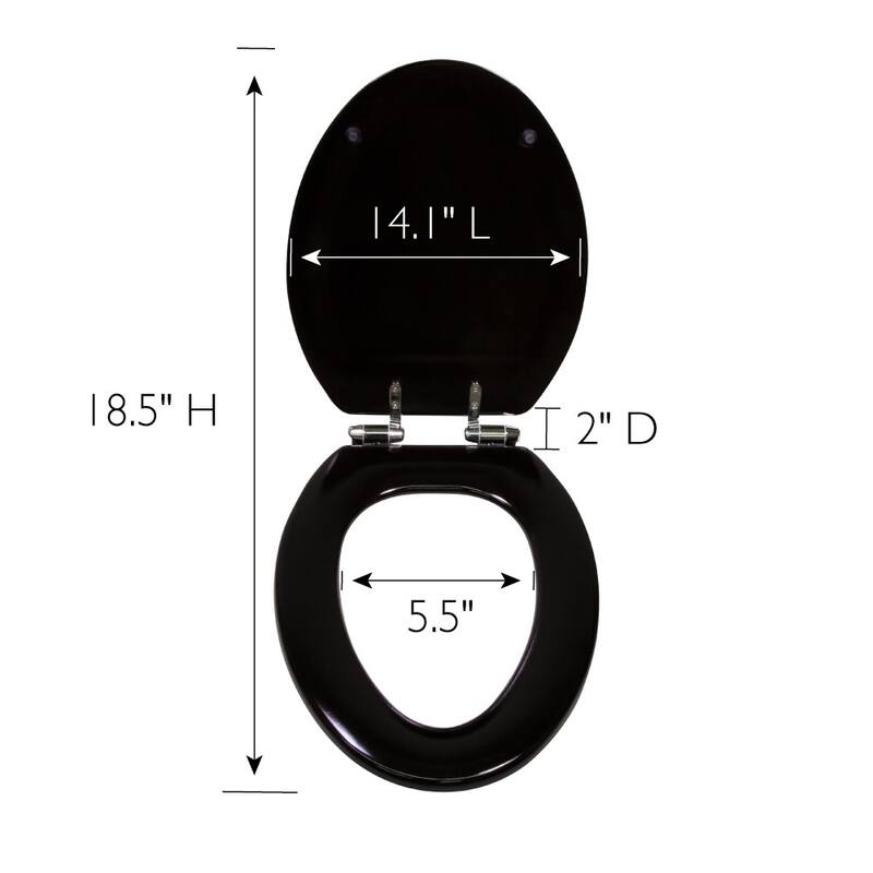 Design House 560235 Dalton Elongated Toilet Seat with Soft Close