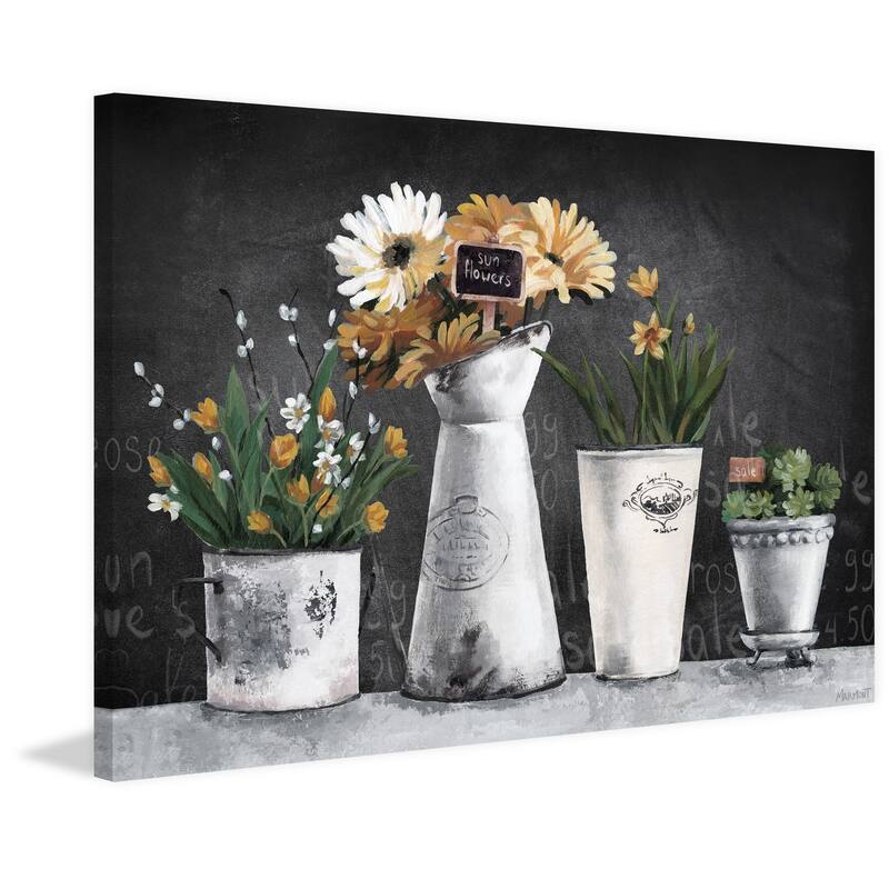 'Unconventional Jar' Painting Print on Wrapped Canvas