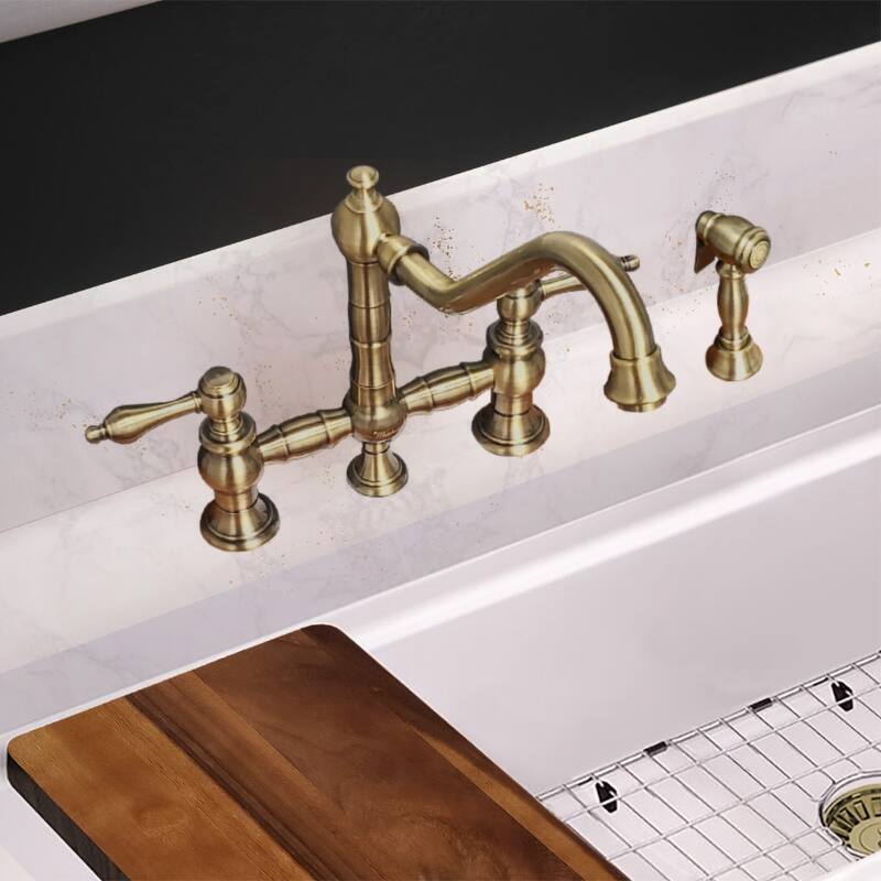 Whitehaus Vintage III Plus 1.5 GPM Widespread Faucet