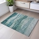 preview thumbnail 73 of 88, Premium Washable Super Soft Cool Modern Wvave Mayfield Rug Seafoam - 1'8" x 2'6"