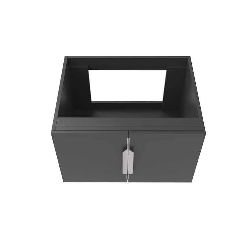 Alpine 24" Wall Mounted Bathroom Vanity (Base Only)