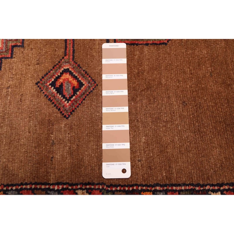 ECARPETGALLERY Hand-knotted Konya Anatolian Brown Wool Rug - 3'3 x 6'7