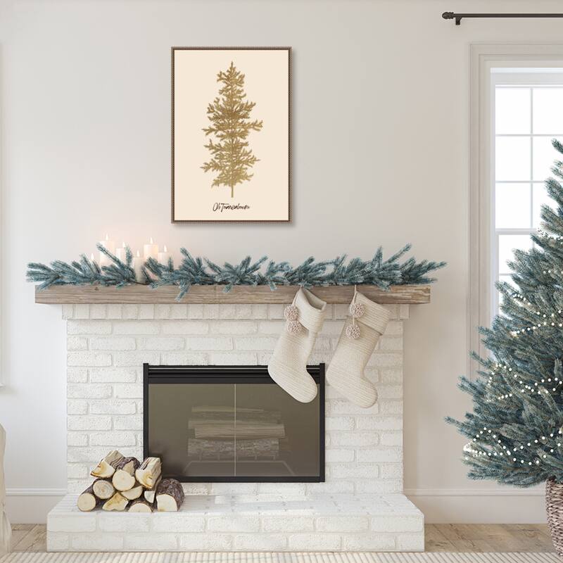 Oh Tanenbaum Framed Canvas Wall Art Print