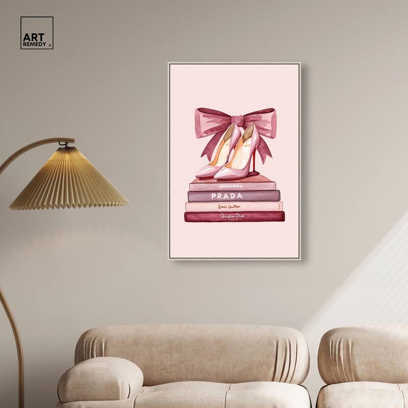 Stack of Fashion Canvas by Art Remedy