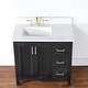 preview thumbnail 67 of 177, Altair Hadiya Bathroom Vanity with Composite Stone Countertop without Mirror