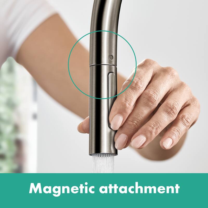 Hansgrohe Talis N 1.75 GPM Pull Down Kitchen Faucet HighArc O-Style