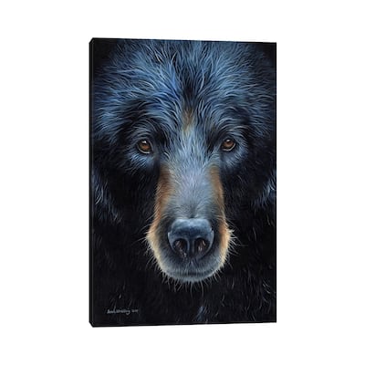 iCanvas "Black Bear I" by Sarah Stribbling Canvas Print