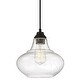 preview thumbnail 1 of 10, Bellevue Single Light 10" Wide Pendant Oil Rubbed Bronze